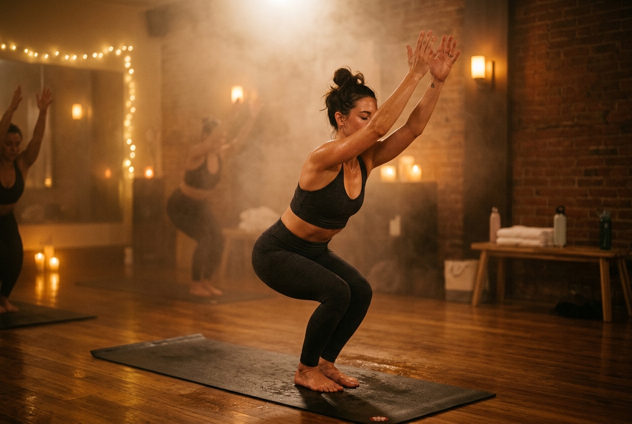Hot Yoga at SunMoon Wellness